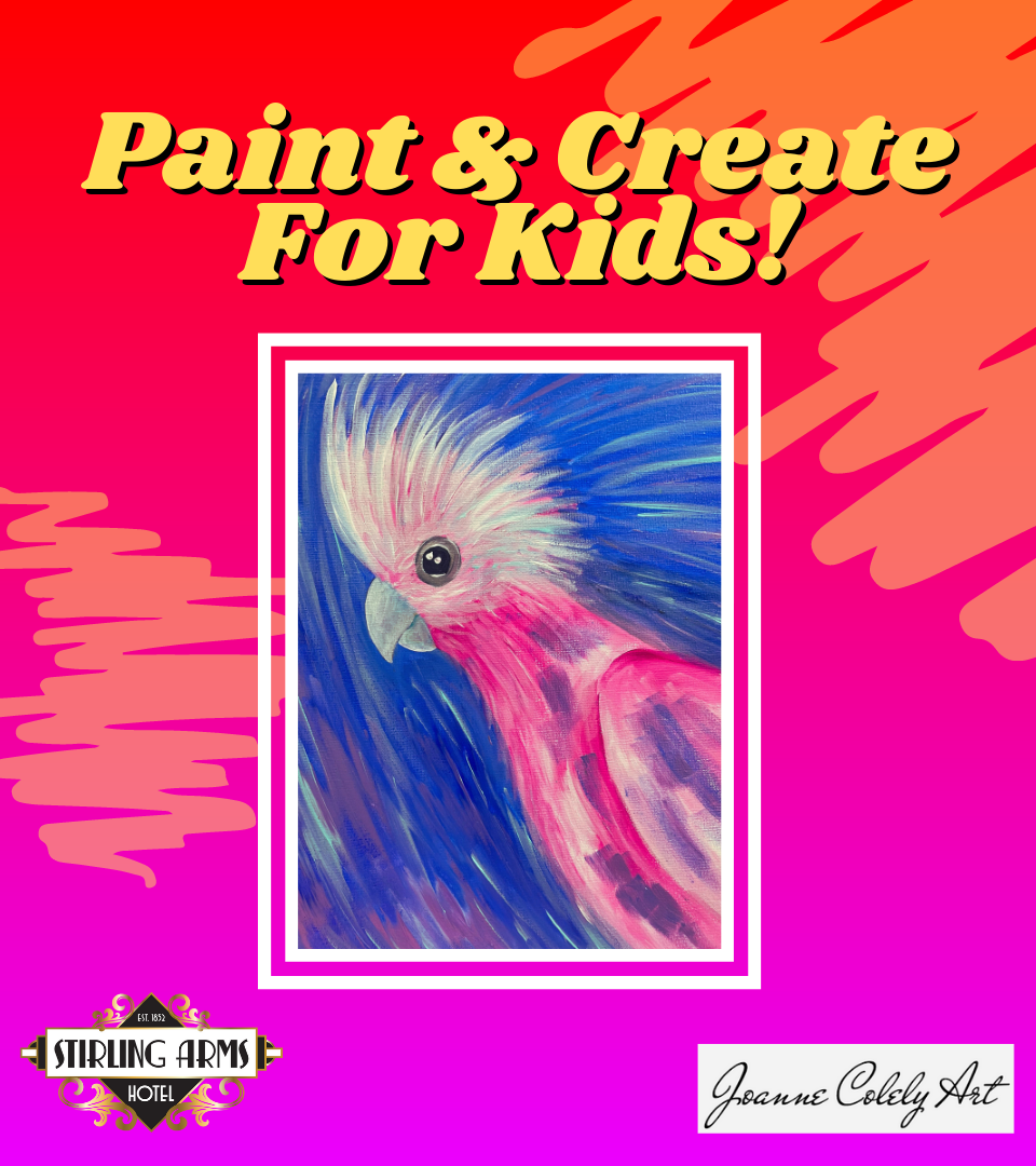 Paint & Create For Kids School Holiday Class Guildford, Perth