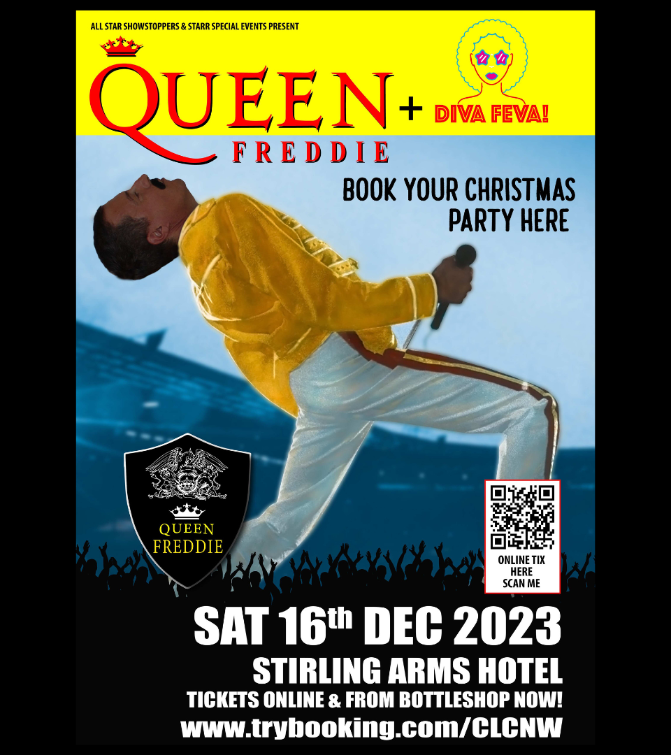 Queen Freddie a Tribute to Queen with guests Diva Feva.