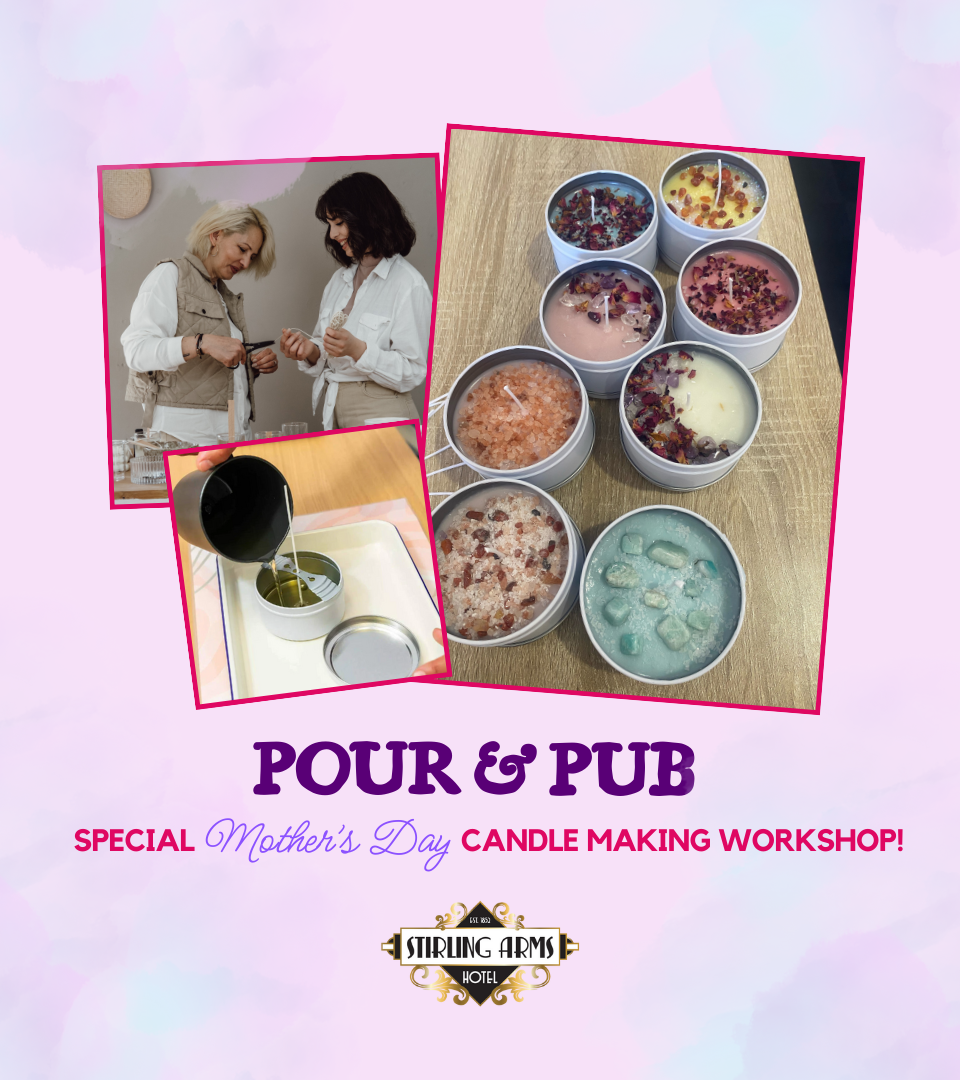 Pour & Pub Mother's Day Candle Making Workshop